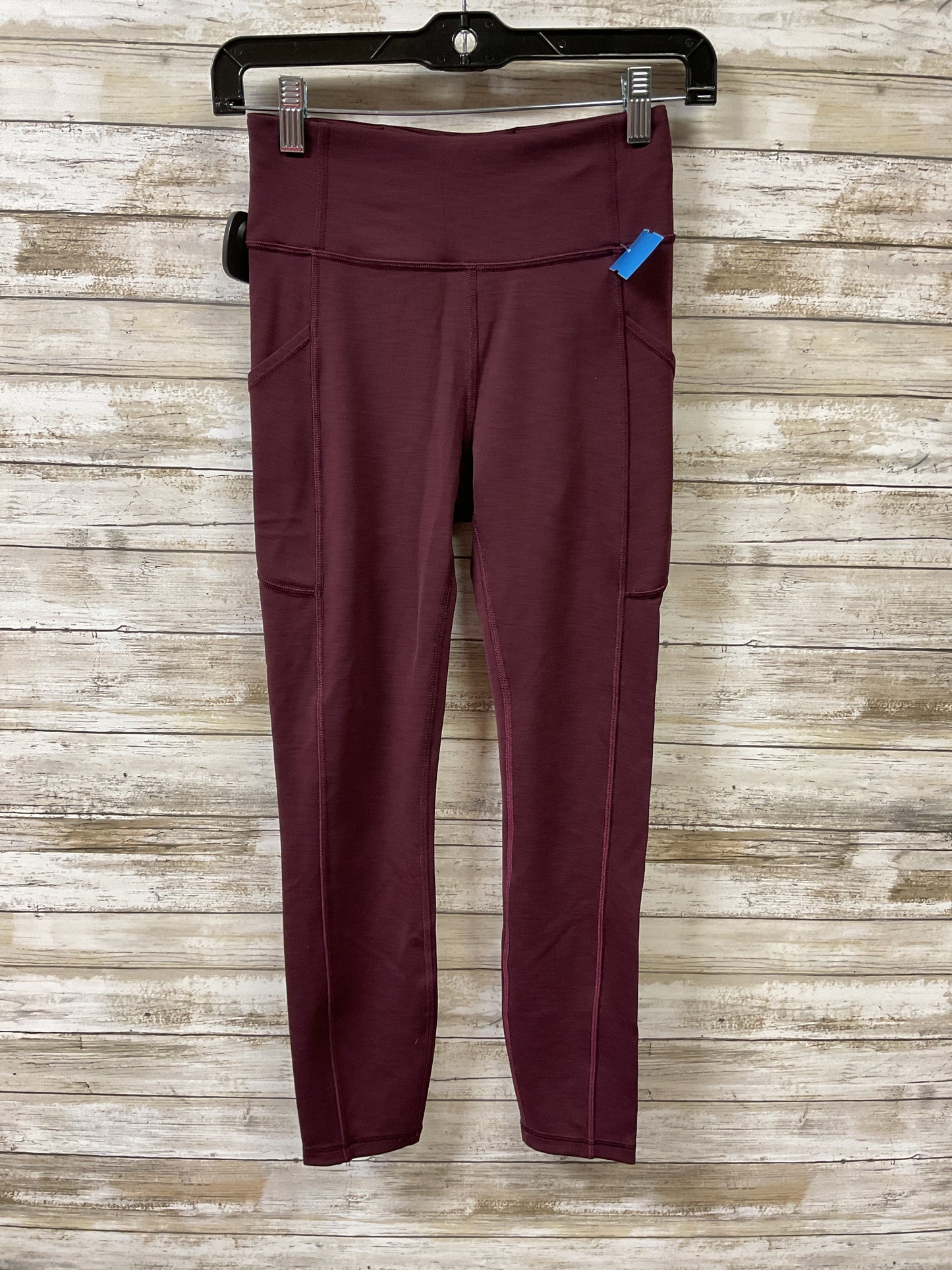 Athletic Leggings By Lululemon In Purple, Size:4