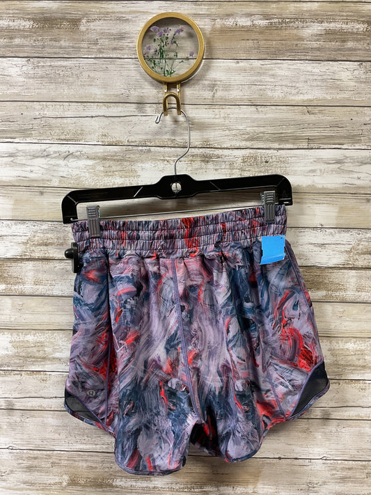 Athletic Shorts By Lululemon In Blue & Purple, Size:6