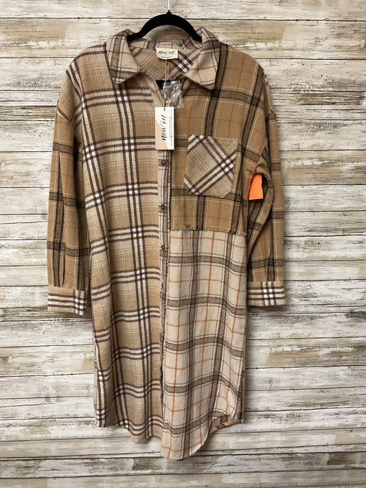 Dress Casual Midi By Clothes Mentor In Brown, Size:S