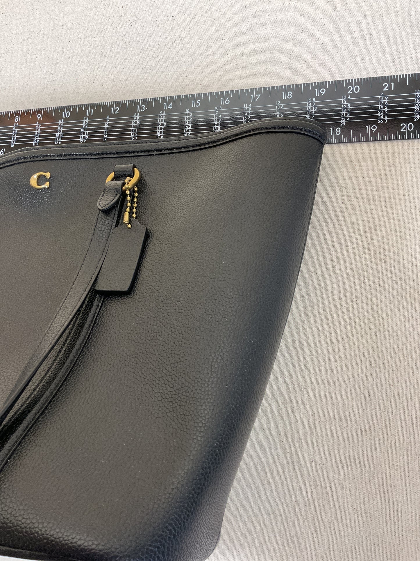 Tote Designer By Coach In Black, Size:Large