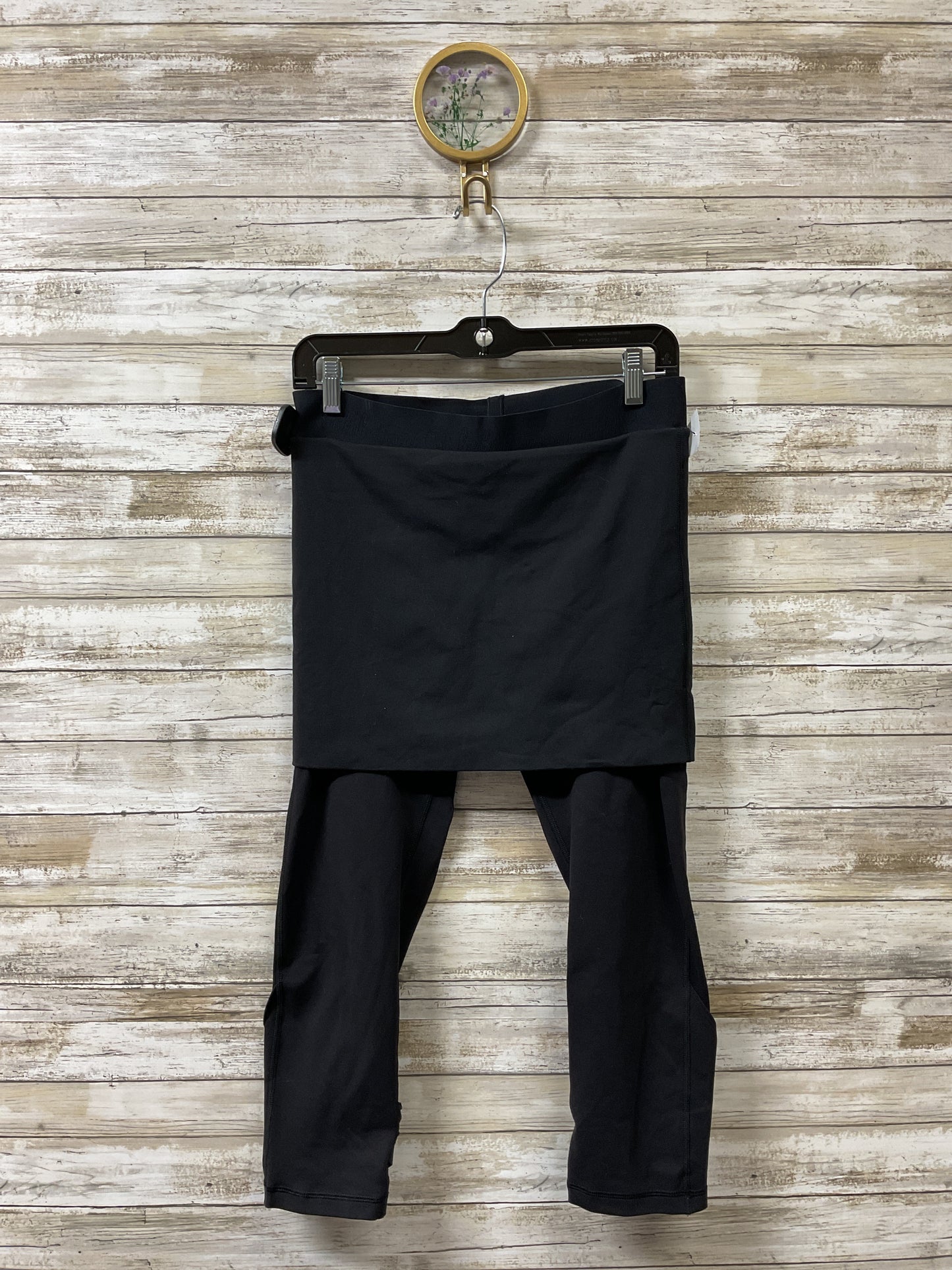 Athletic Leggings Capris By Lululemon In Black, Size:M