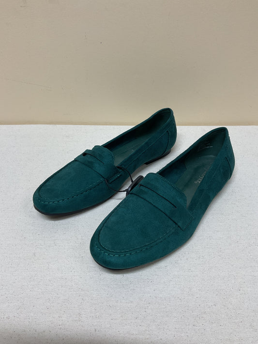 Shoes Flats By Cme In Green, Size:12