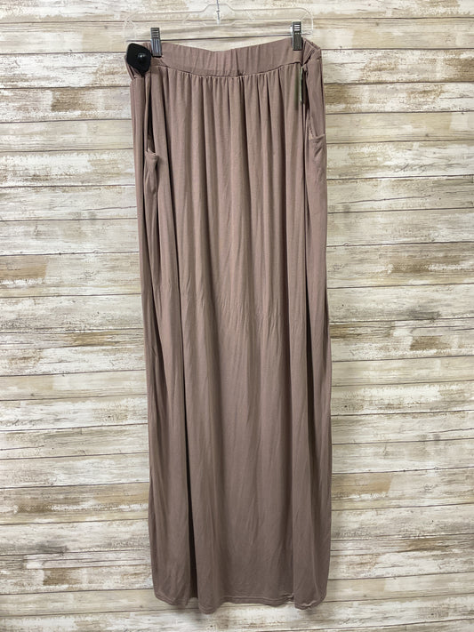 Skirt Maxi By Boohoo Boutique In Brown, Size:20