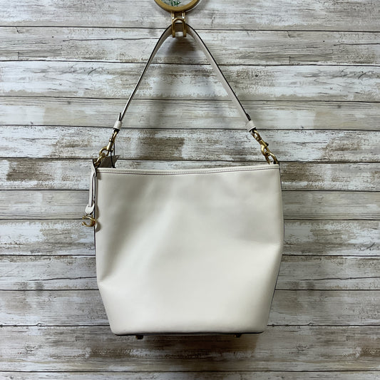 Handbag Designer By Coach In Cream, Size:Medium