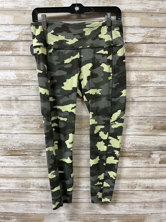 Athletic Capris By Lululemon In Camouflage Print, Size:10