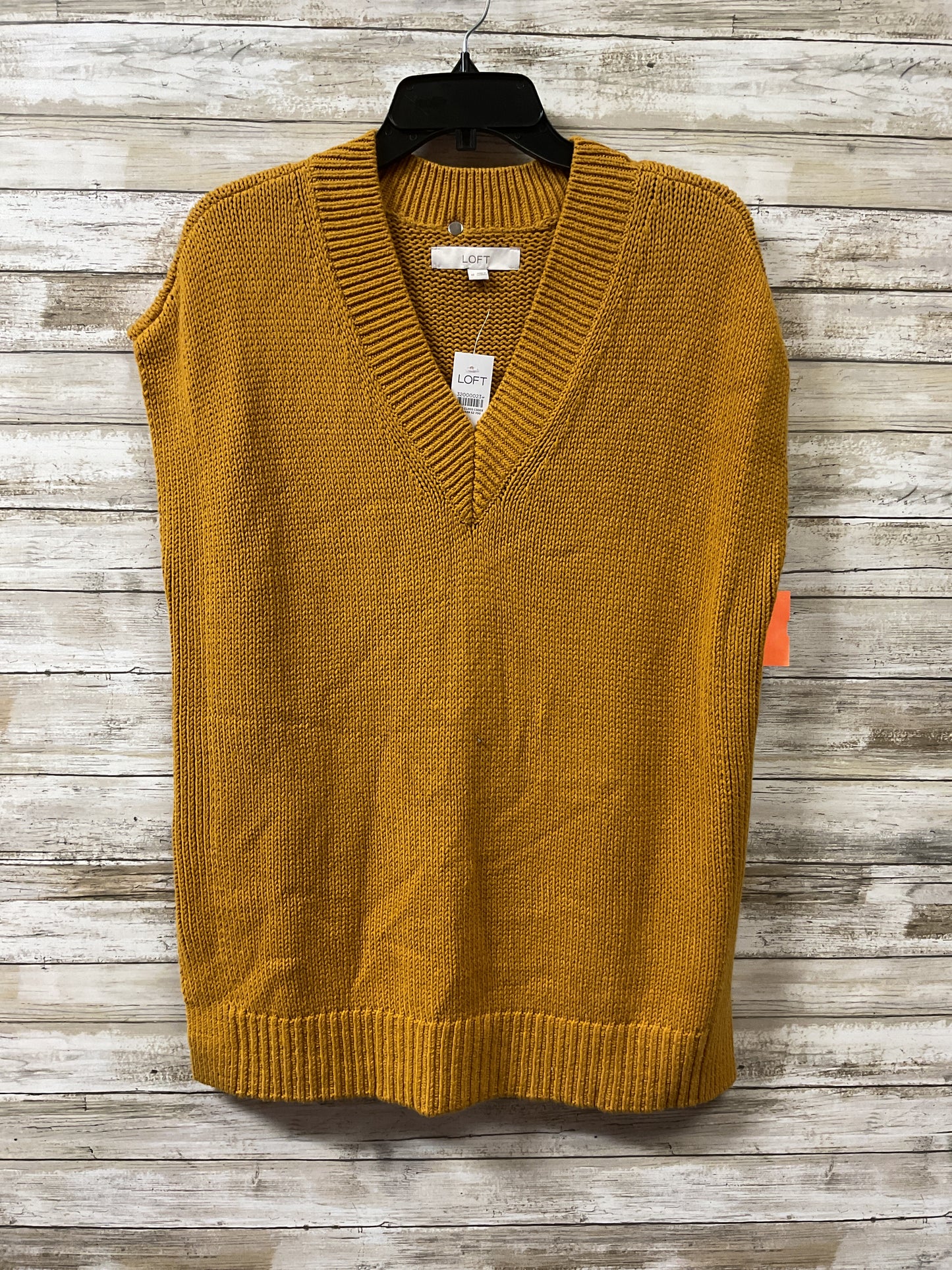 Sweater Ss By Loft In Yellow, Size:M