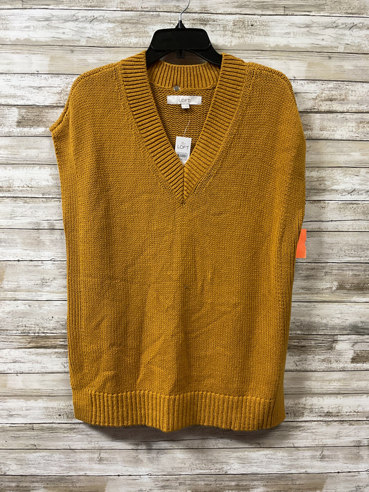 Sweater Ss By Loft In Yellow, Size:M