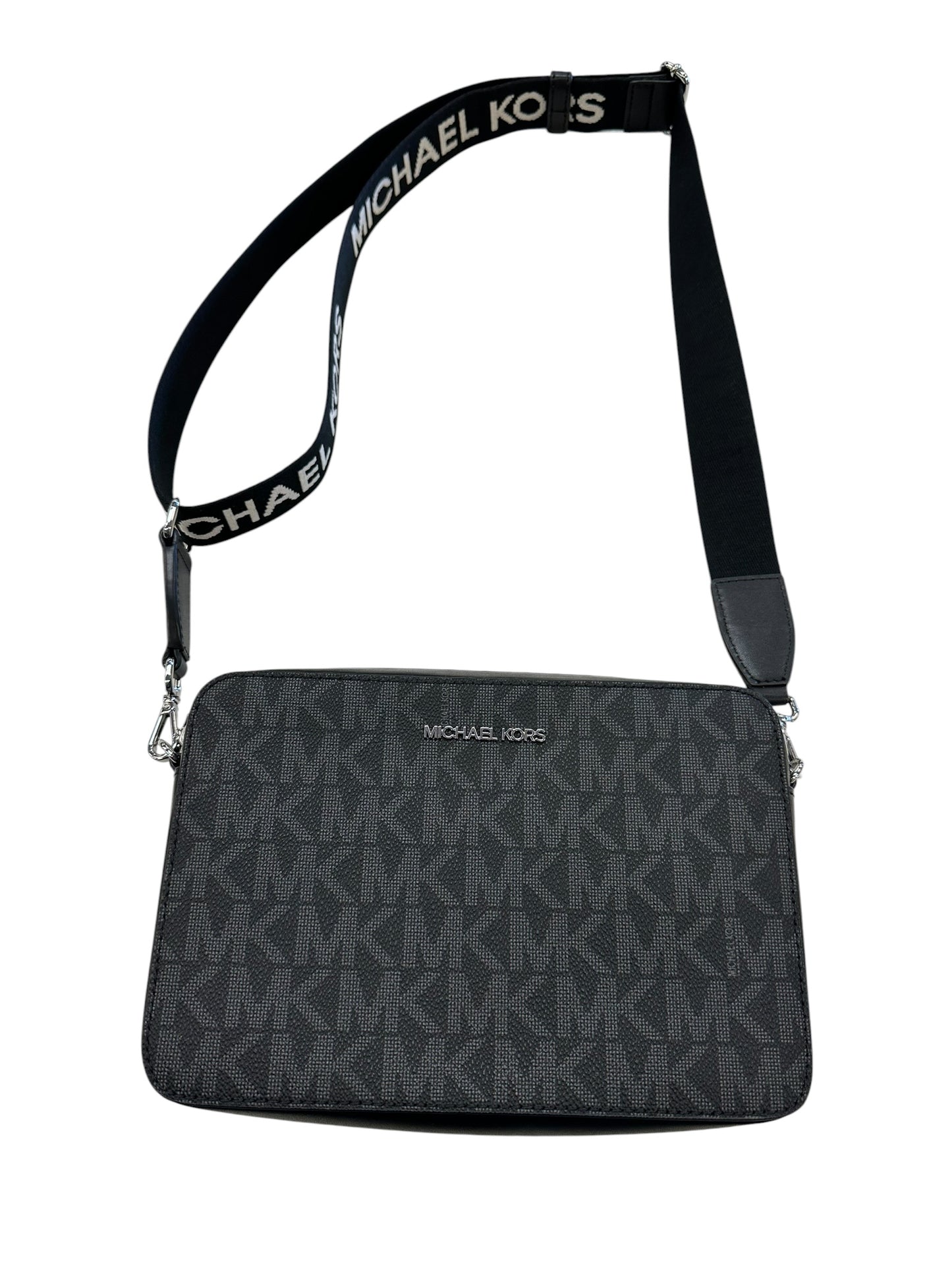 Crossbody Designer By Michael Kors In Black, Size:Medium