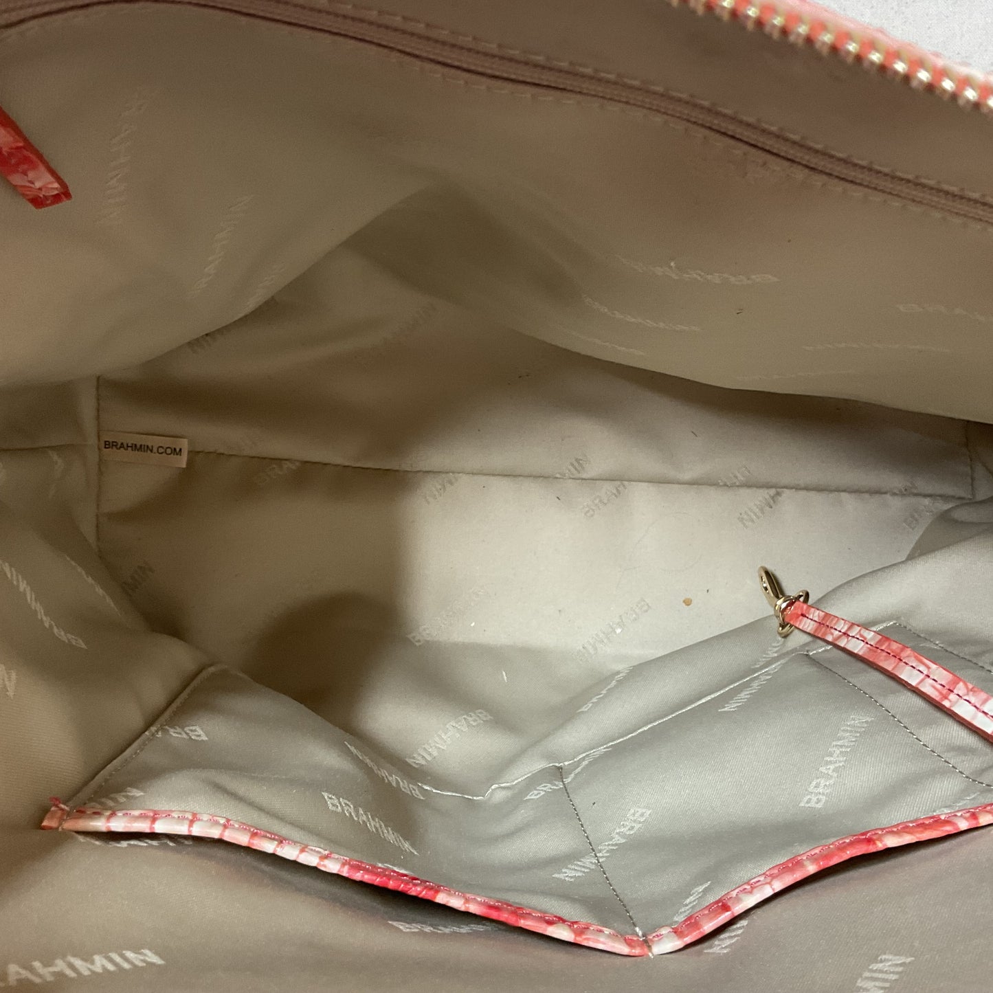 Handbag Designer By Brahmin In Orange, Size:Large