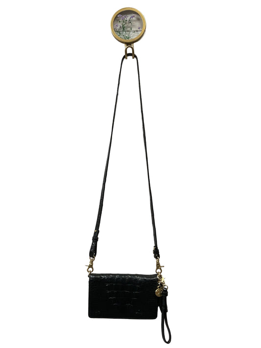 Crossbody Designer By Brahmin In Black, Size:Small