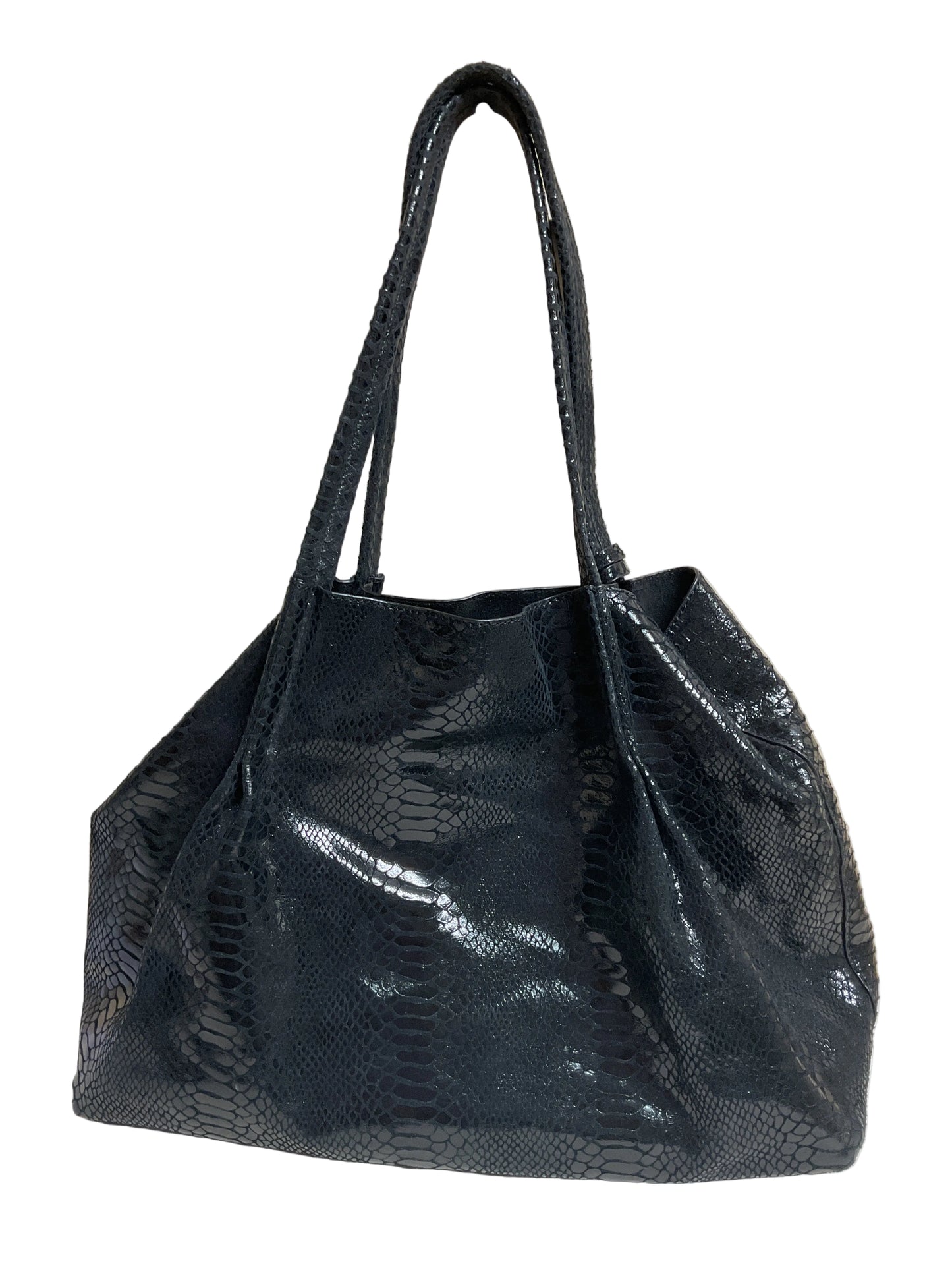 Handbag By Cmc In Snakeskin Print, Size:Large