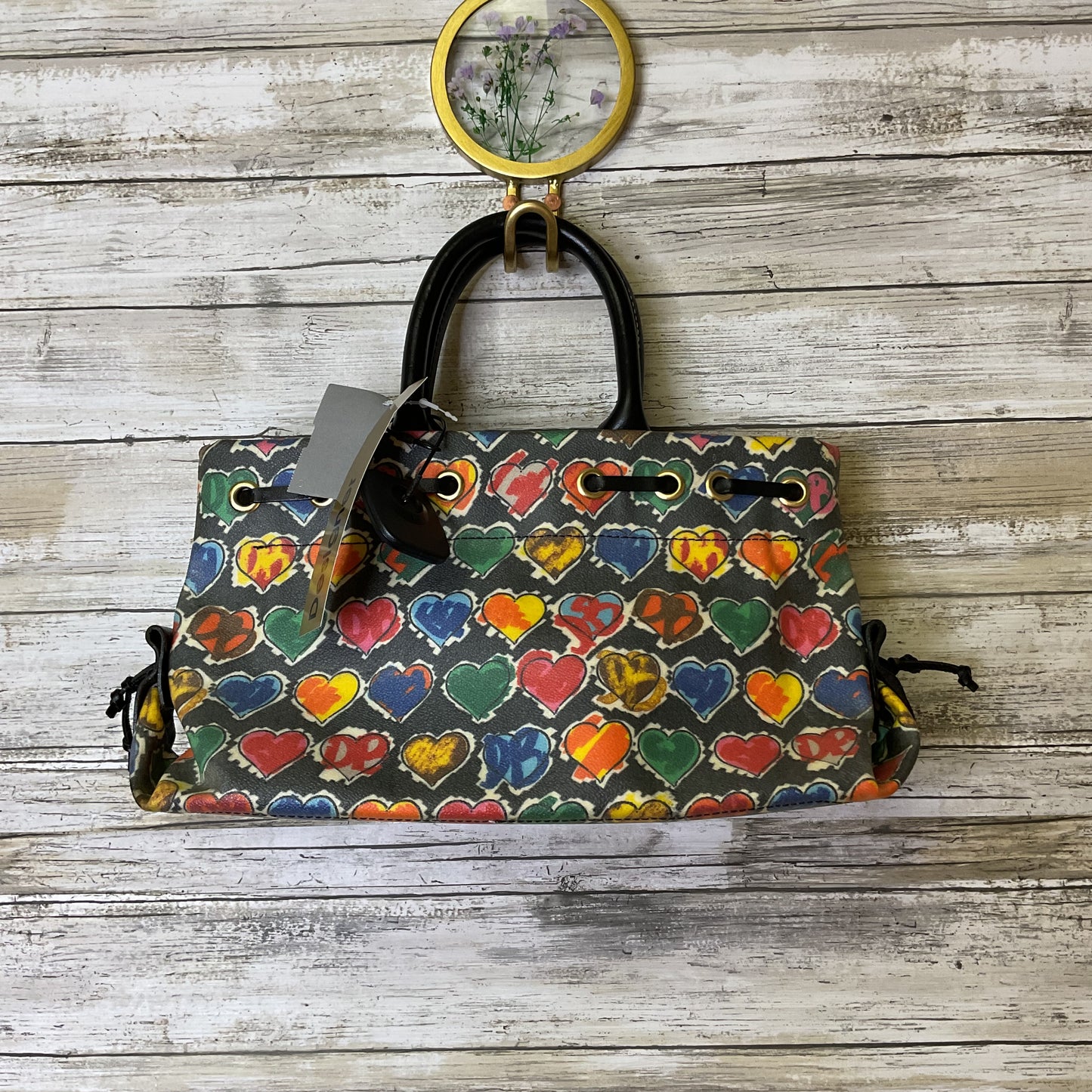 Handbag Designer By Dooney And Bourke In Multi, Size:Small