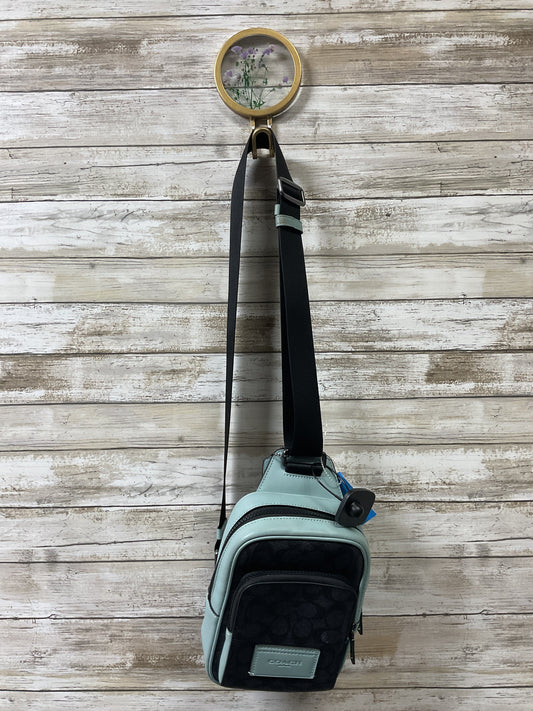 Backpack Designer By Coach In Black & Blue, Size:Small