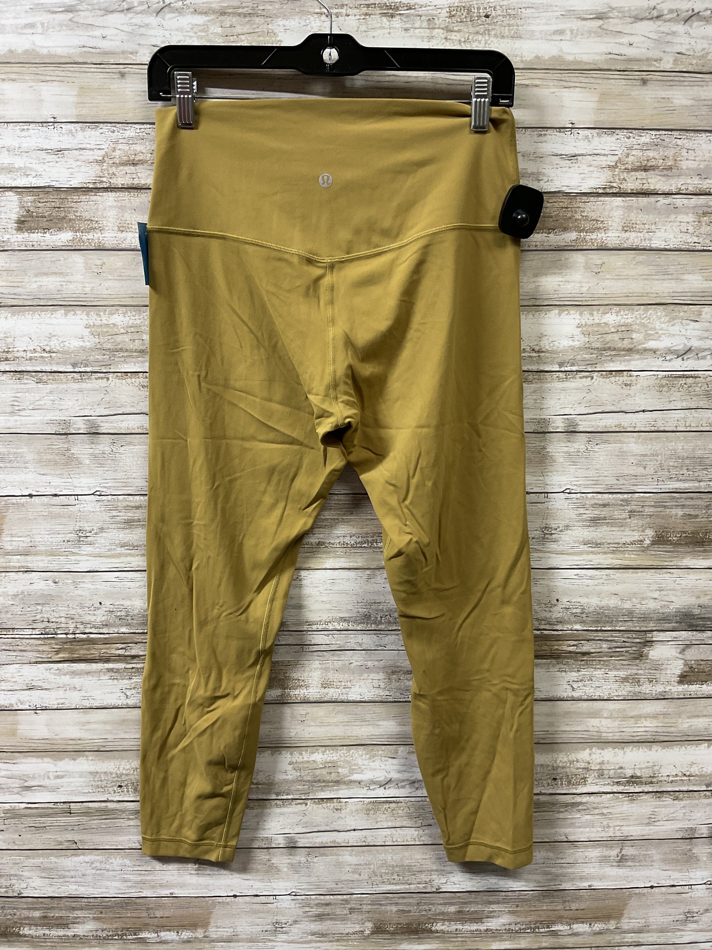 Athletic Leggings By Lululemon In Green, Size:10