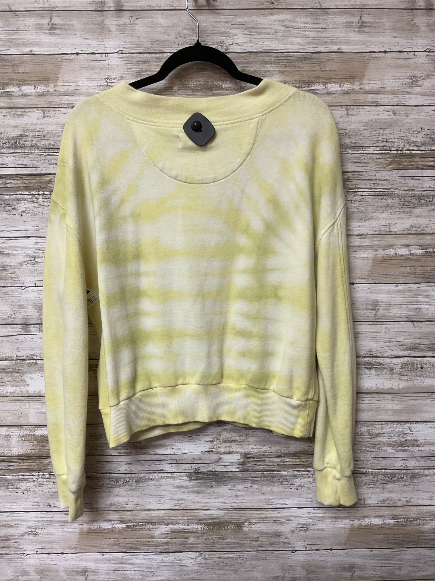 Sweatshirt Collar By Pilcro In Yellow, Size:M