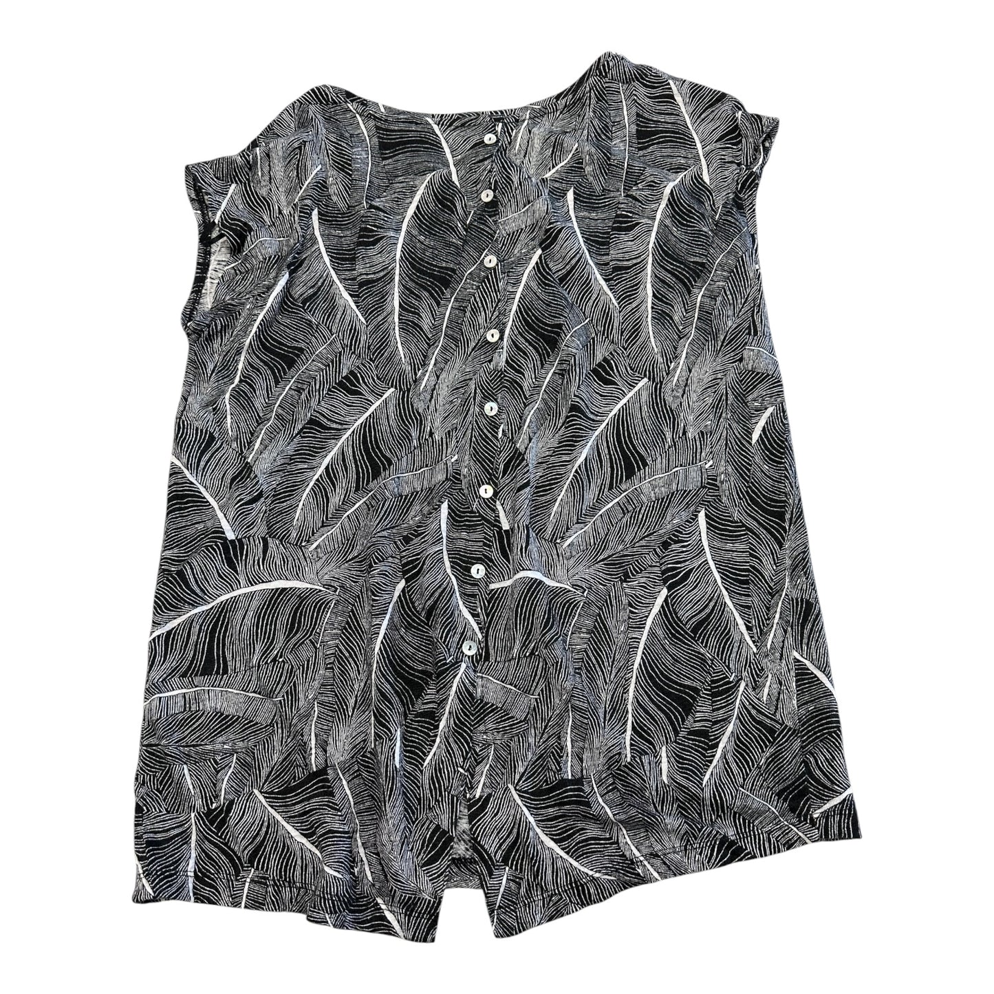 Top Ss By Tahari In Black & White, Size:M
