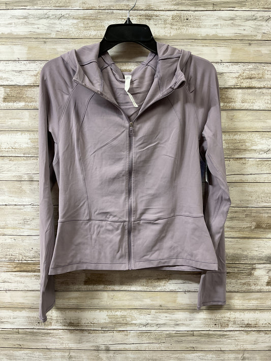 Athletic Jacket By Lululemon In Purple, Size:12
