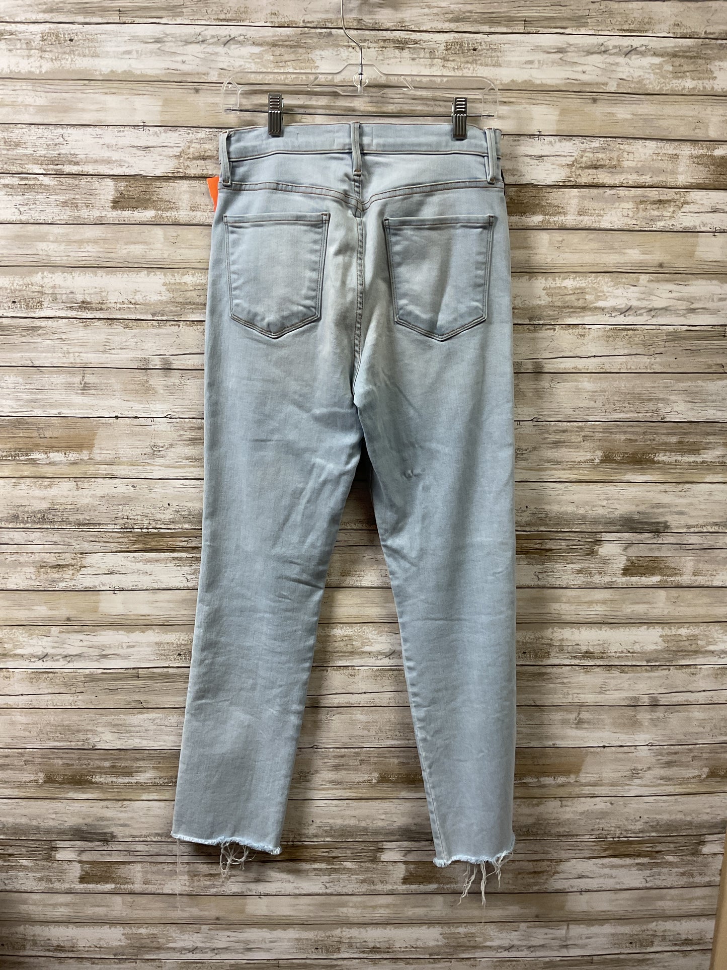 Jeans Straight By Frame In Blue Denim, Size:8