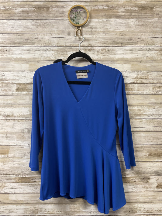 Blouse Ls By Cmb In Blue, Size:Sp