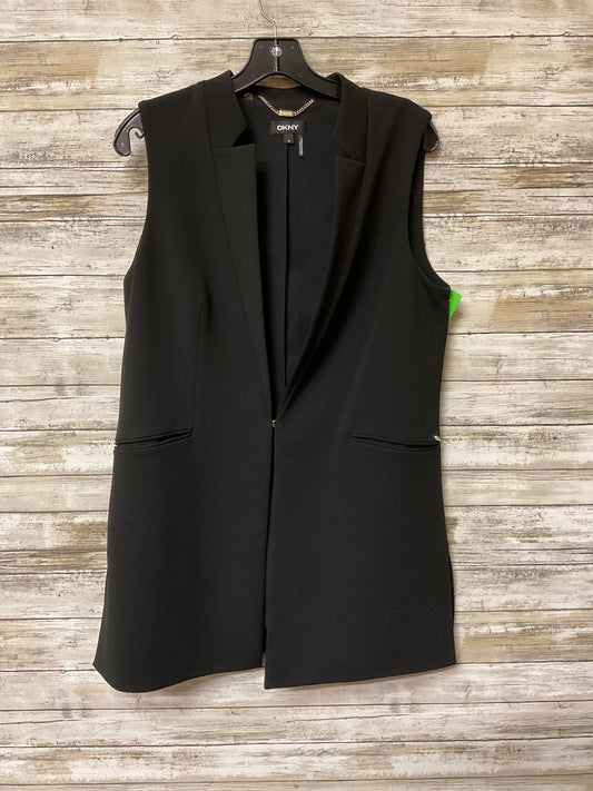 Vest Other By Dkny In Black & Gold, Size:10
