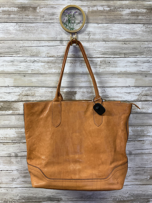 Handbag Designer By Frye In Tan, Size:Large