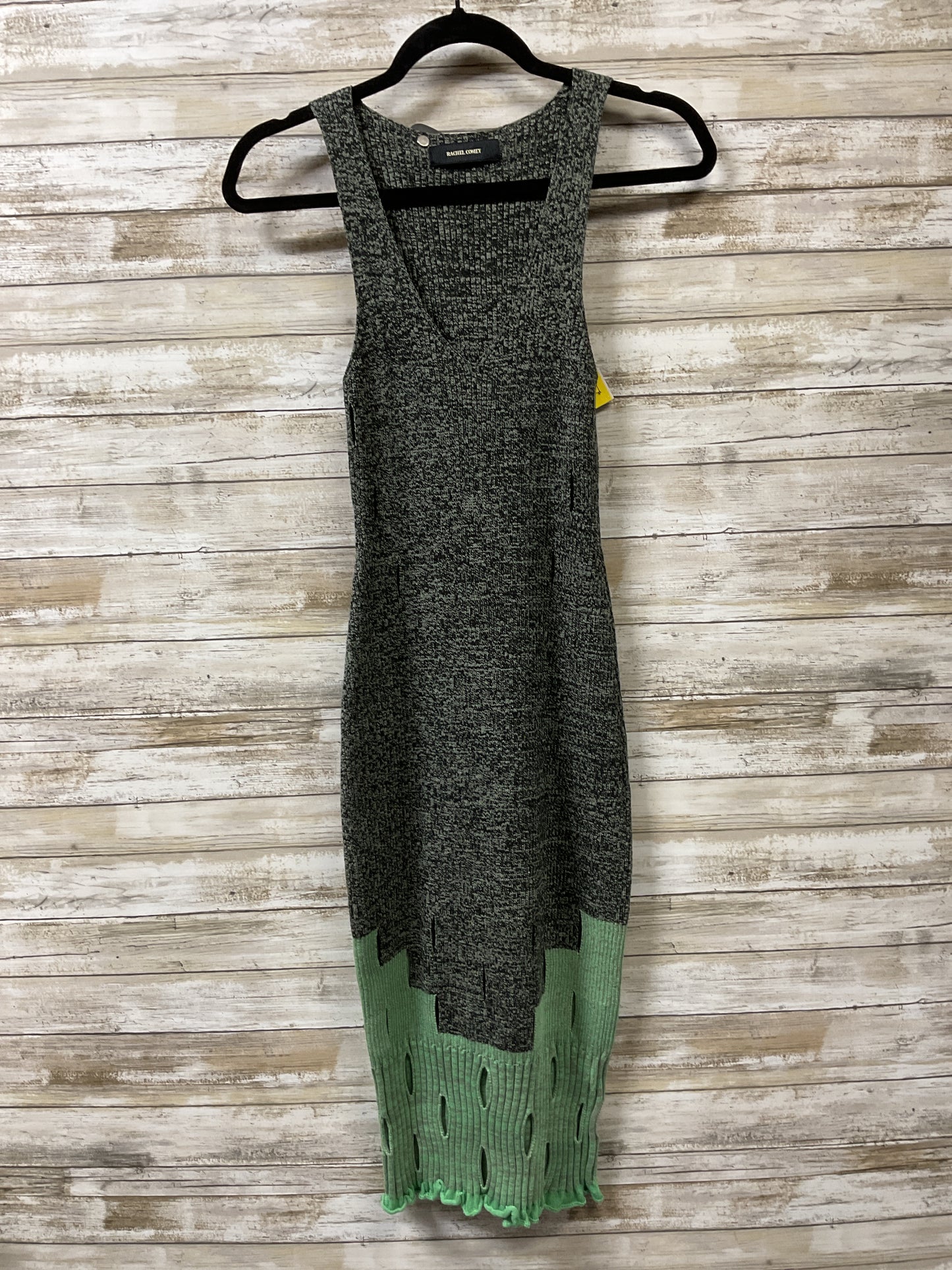 Dress Sweater By Cma In Green & Grey, Size:Xs