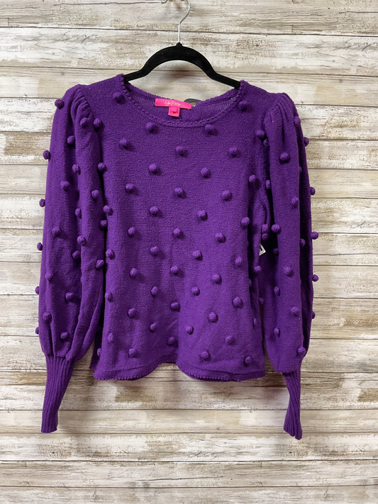 Sweater Designer By Lilly Pulitzer In Purple, Size:S