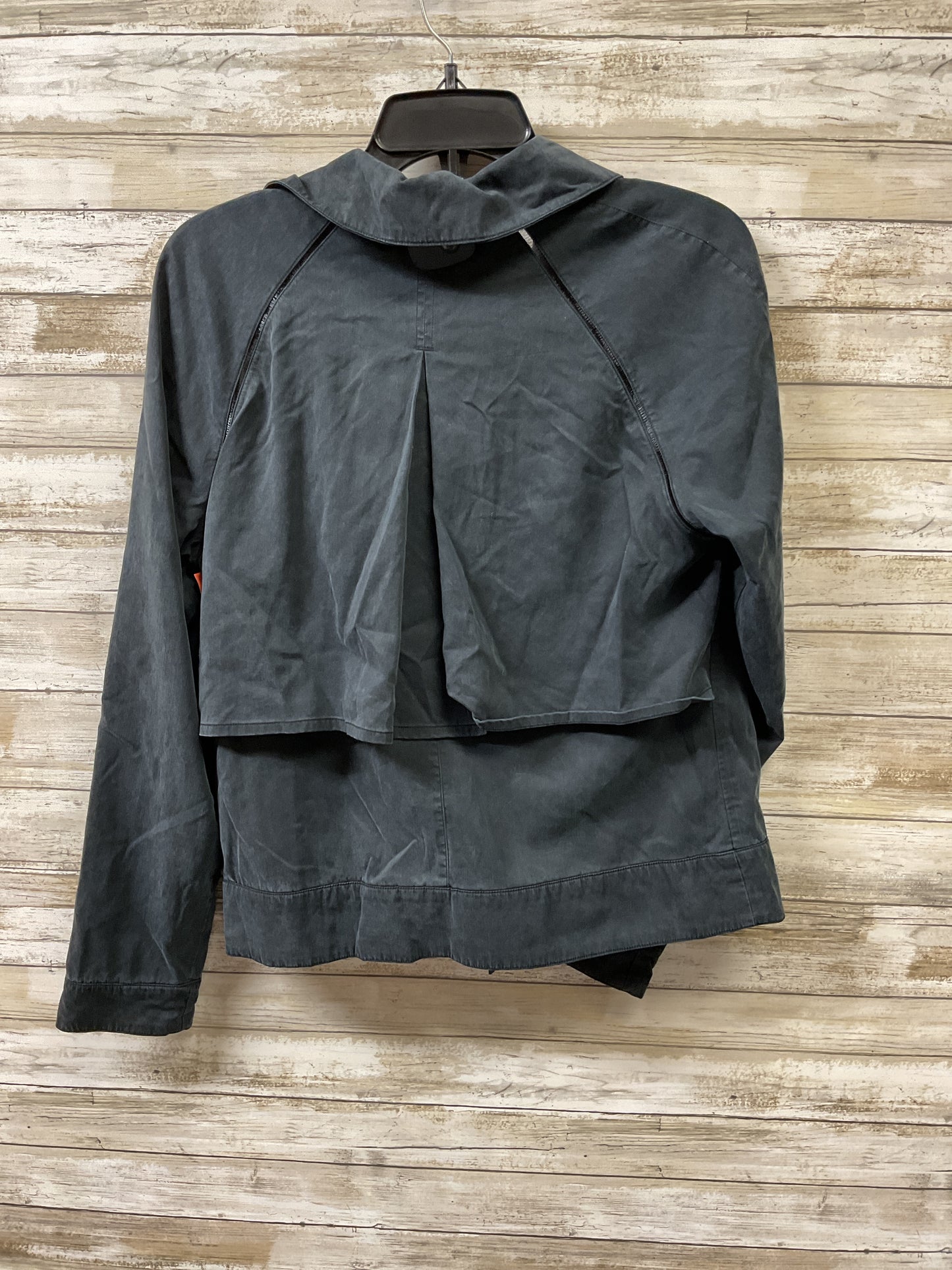 Athletic Jacket By Lululemon In Black, Size:8