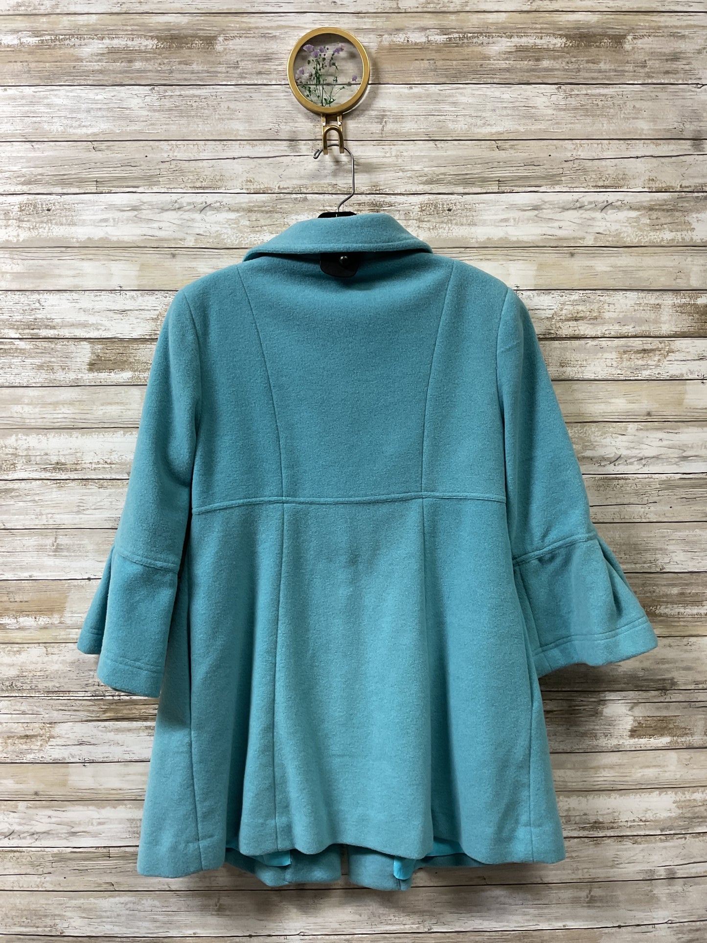 Coat Wool By Cmb In Aqua, Size:6