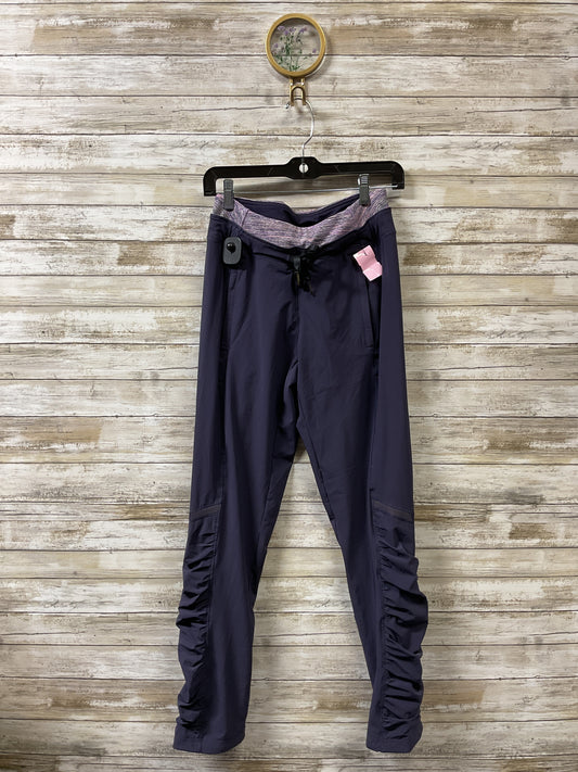 Athletic Pants By Lululemon In Purple, Size:4