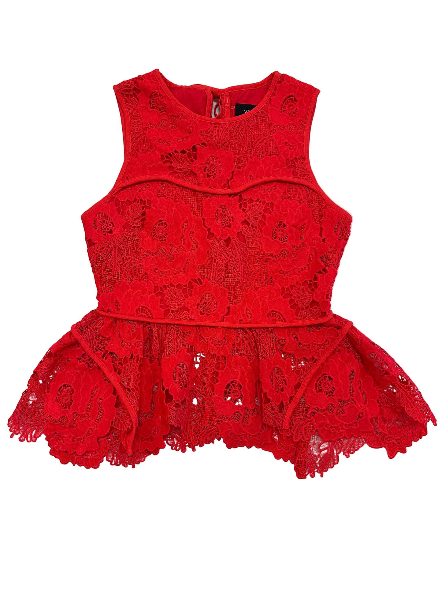 Top Sleeveless By Vici In Red, Size:Xs