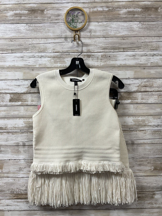 Skirt Set 2Pc By Express In Cream, Size:Xs