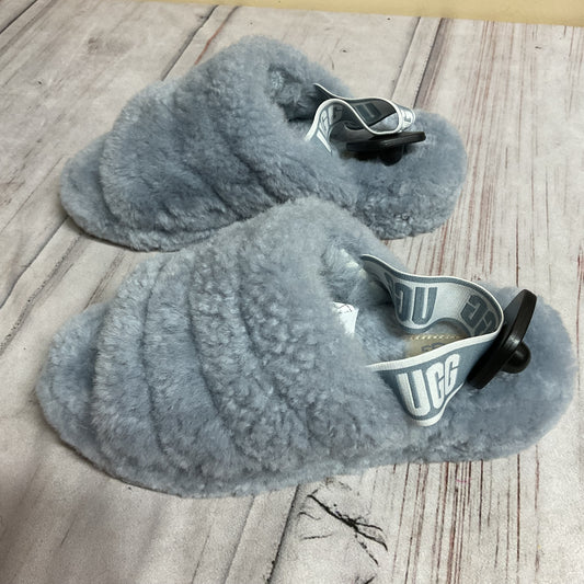 Slippers Designer By Ugg In Grey, Size:7