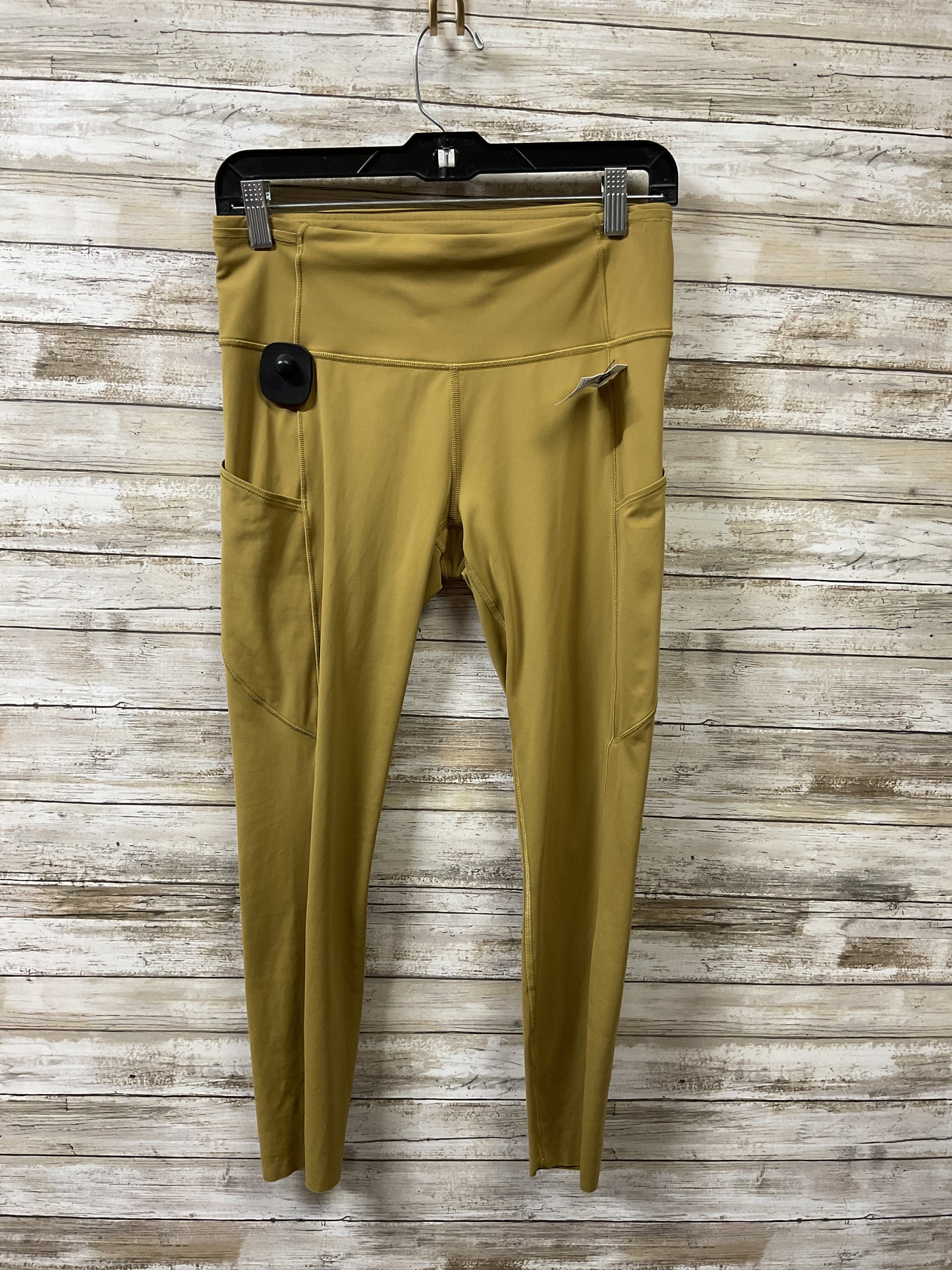Athletic Leggings By Lululemon In Yellow, Size:8