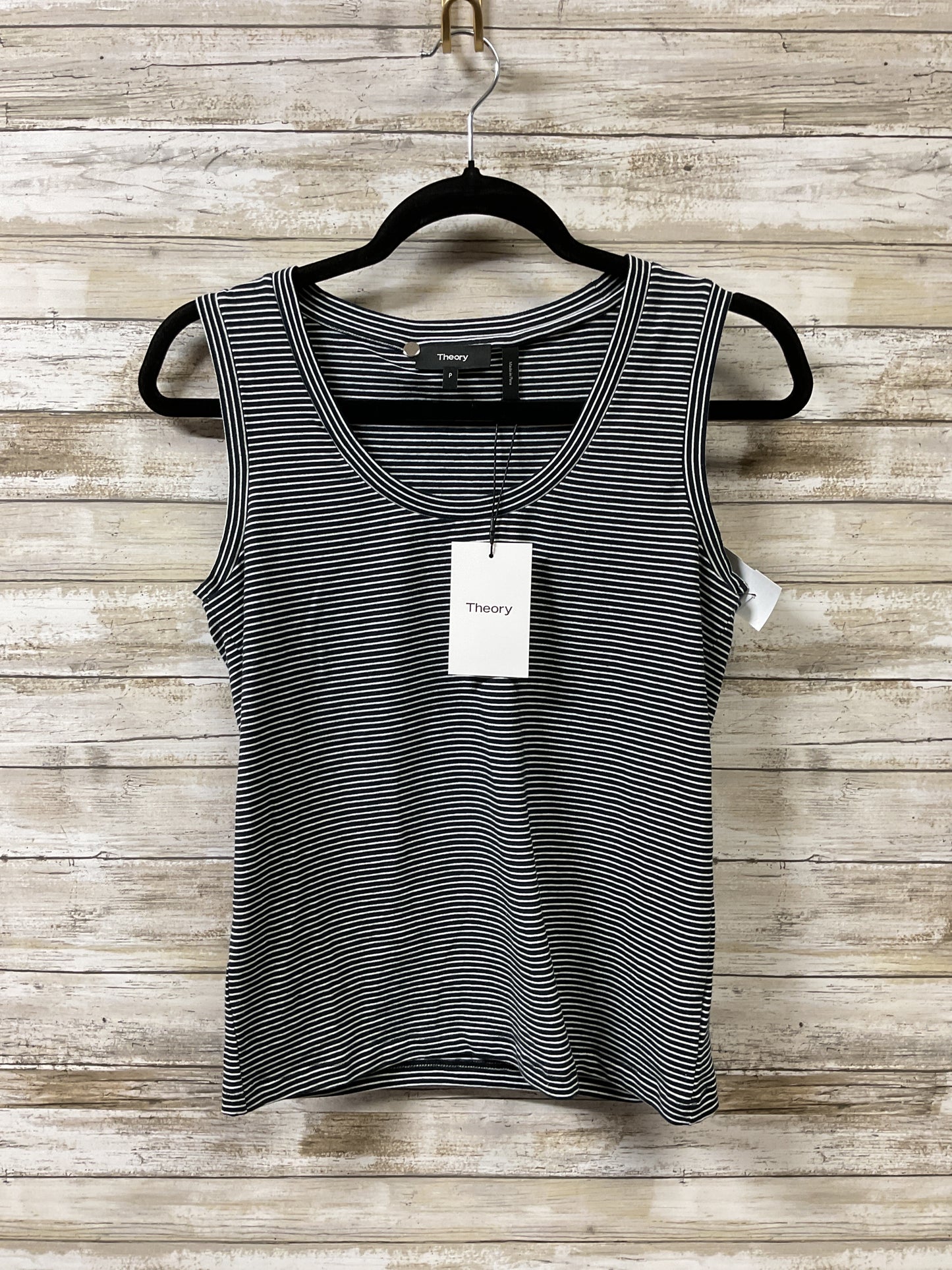 Top Sleeveless By Theory In Striped Pattern, Size:S