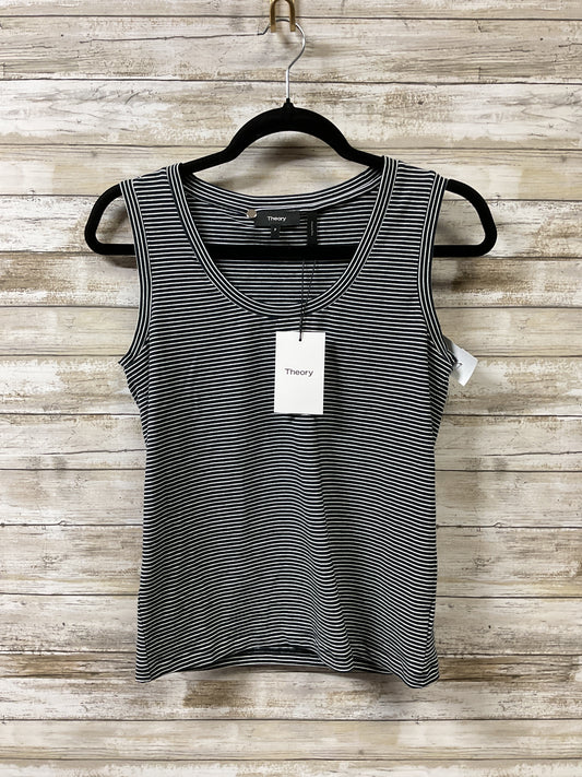 Top Sleeveless By Theory In Striped Pattern, Size:S