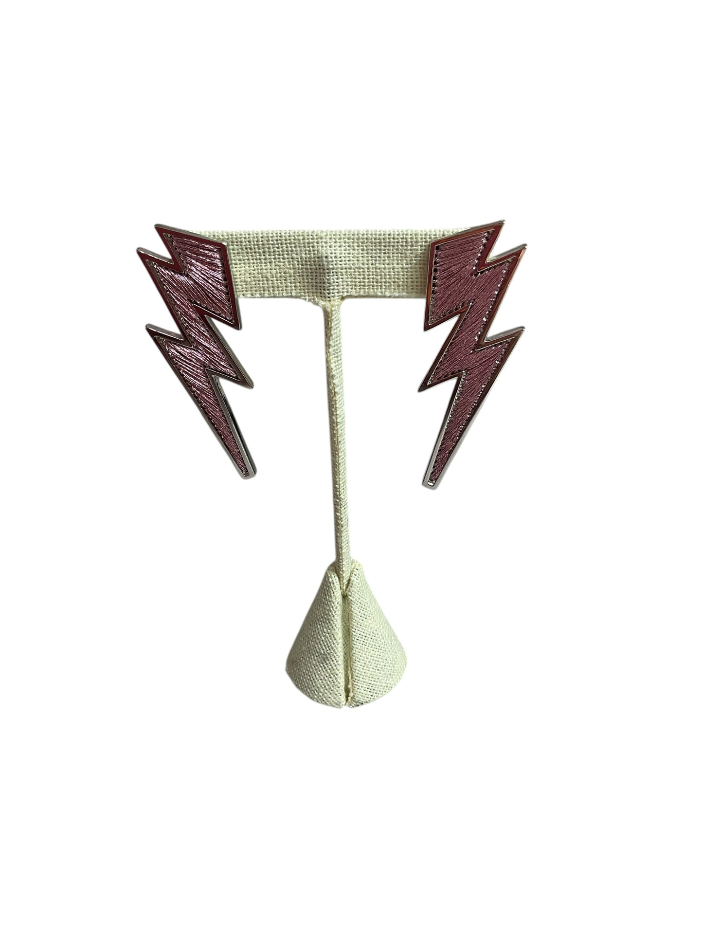 Earrings Statement By Mignonne Gavigan In Pink & Silver
