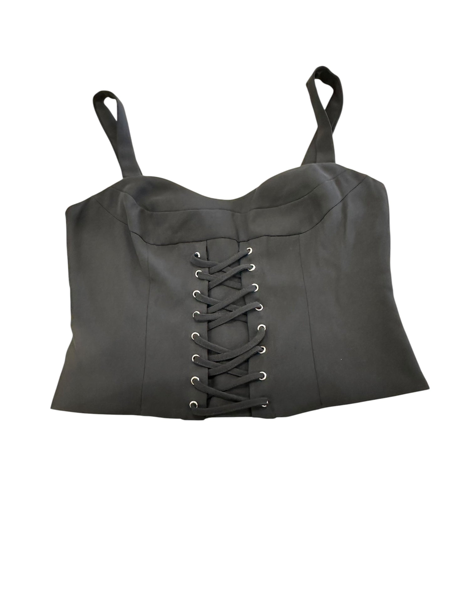 Top Sleeveless By Forever 21 In Black, Size:M