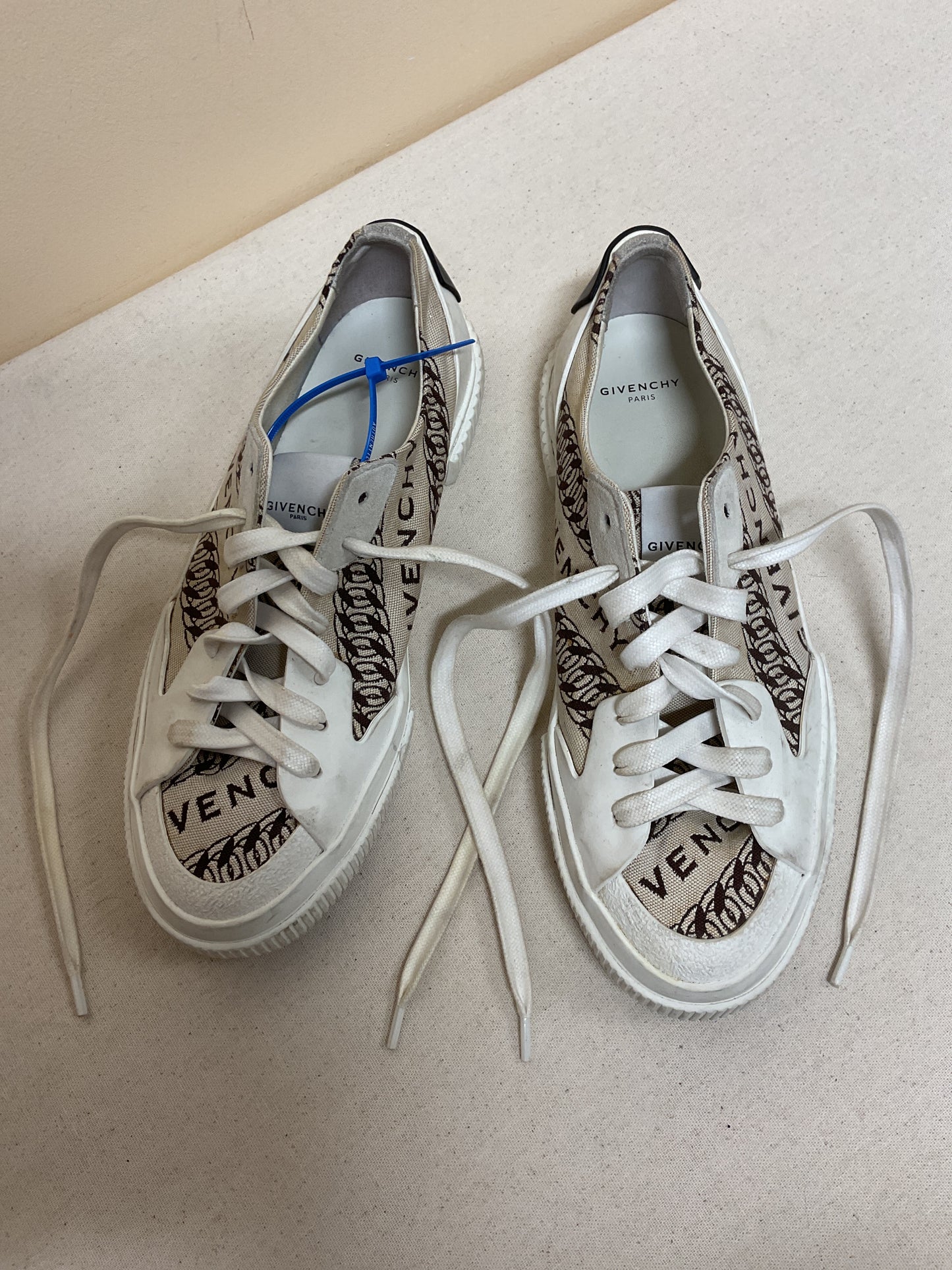 Shoes Luxury Designer By Givenchy In Cream, Size:7.5