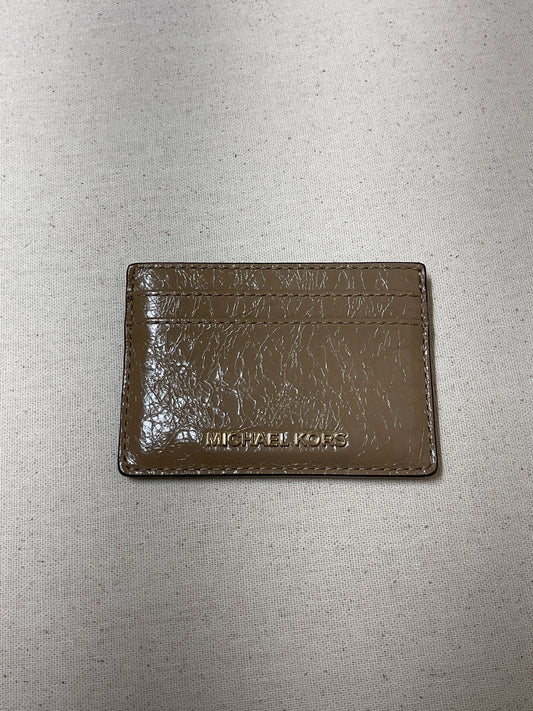 Wallet Designer By Michael Kors In Brown, Size:Small