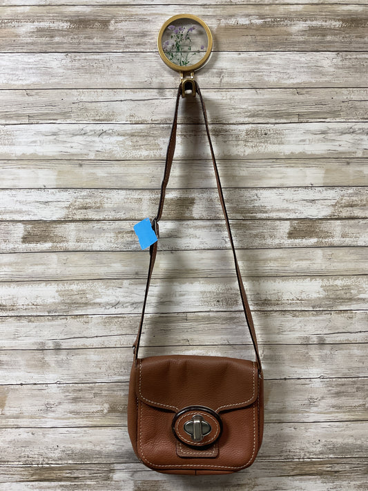 Crossbody Designer By Coach In Brown, Size:Medium