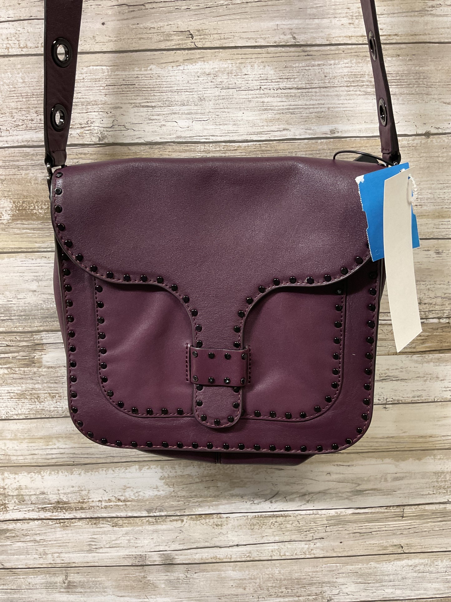 Crossbody Designer By Rebecca Minkoff In Purple, Size:Medium