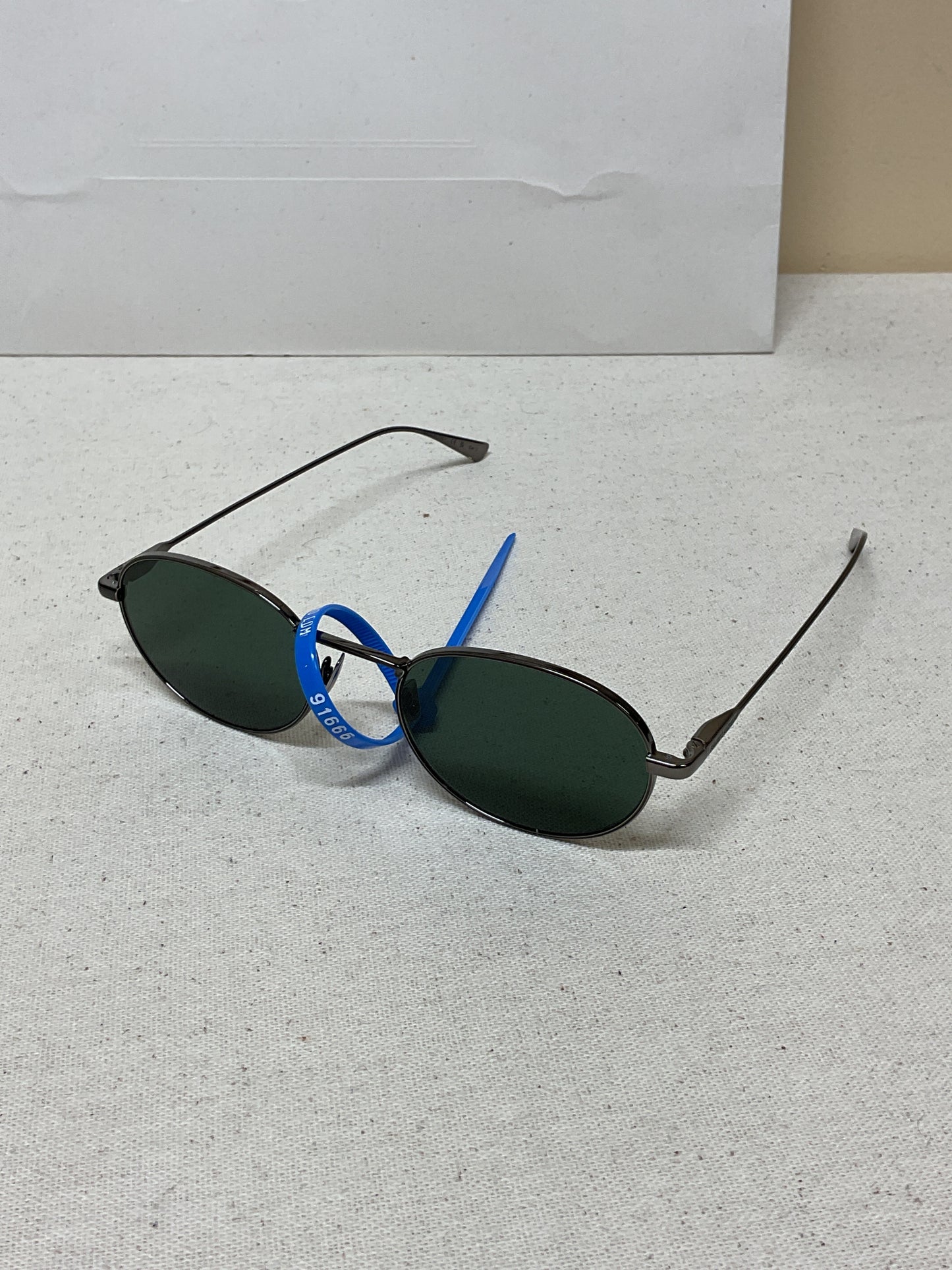 Sunglasses Luxury Designer By Yves Saint Laurent In Silver -as is