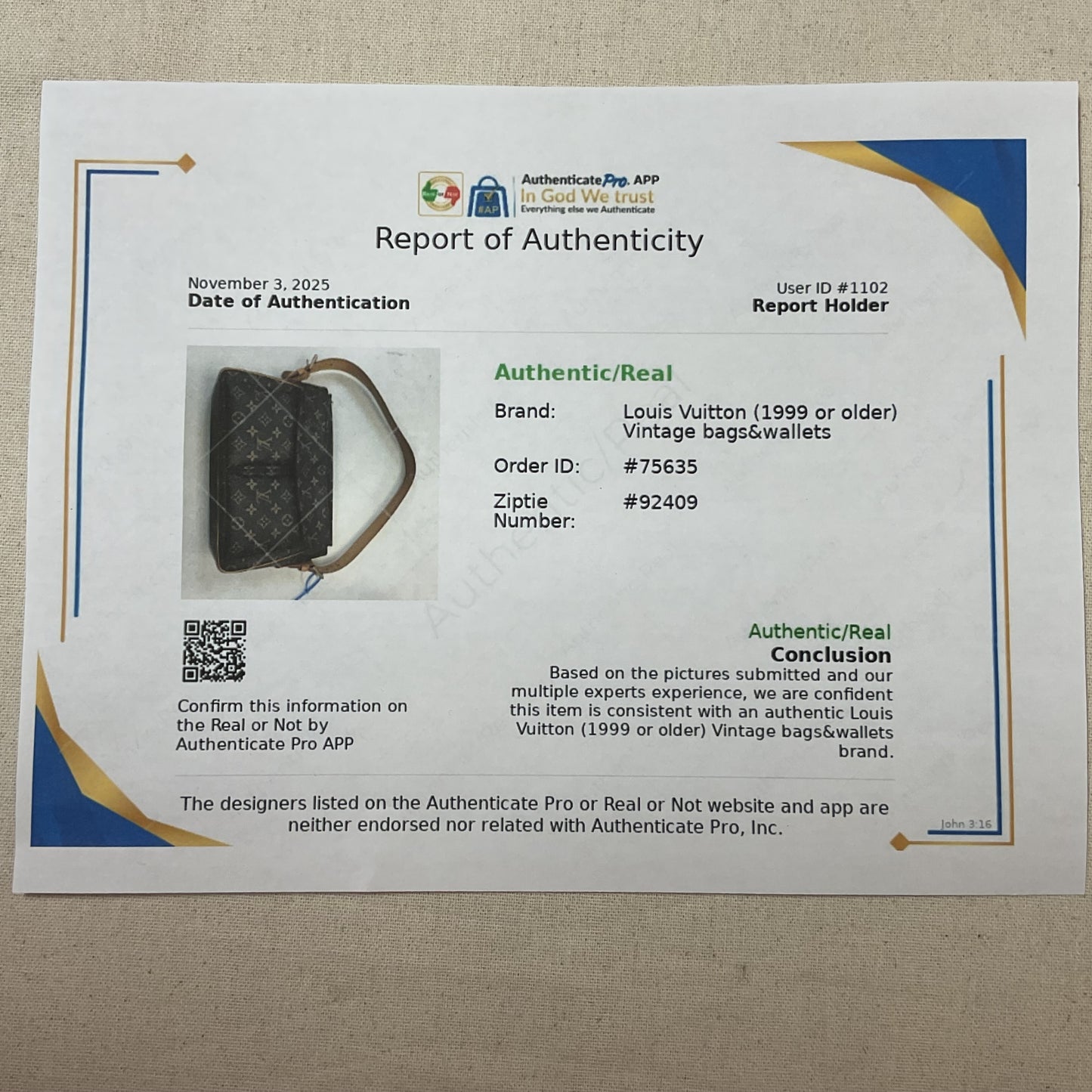 Handbag Luxury Designer By Louis Vuitton In Brown, Size:Medium