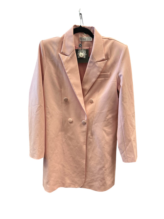 Coat Trench Coat By Cmb In Pink, Size:6