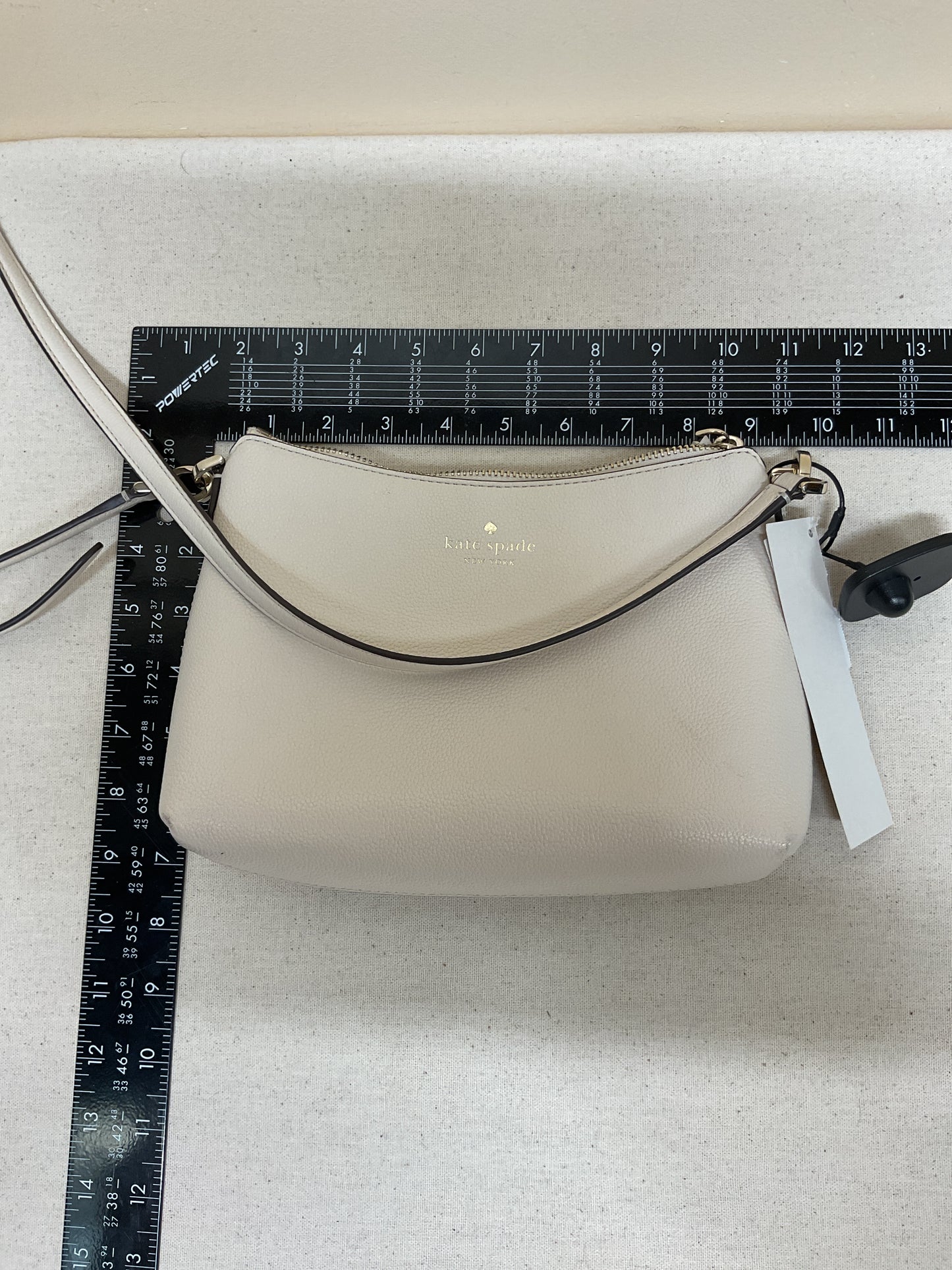 Crossbody Designer By Kate Spade In White, Size:Small