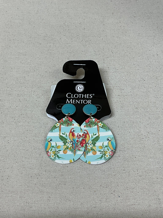 Earrings Dangle/Drop By Clothes Mentor In Tropical Print