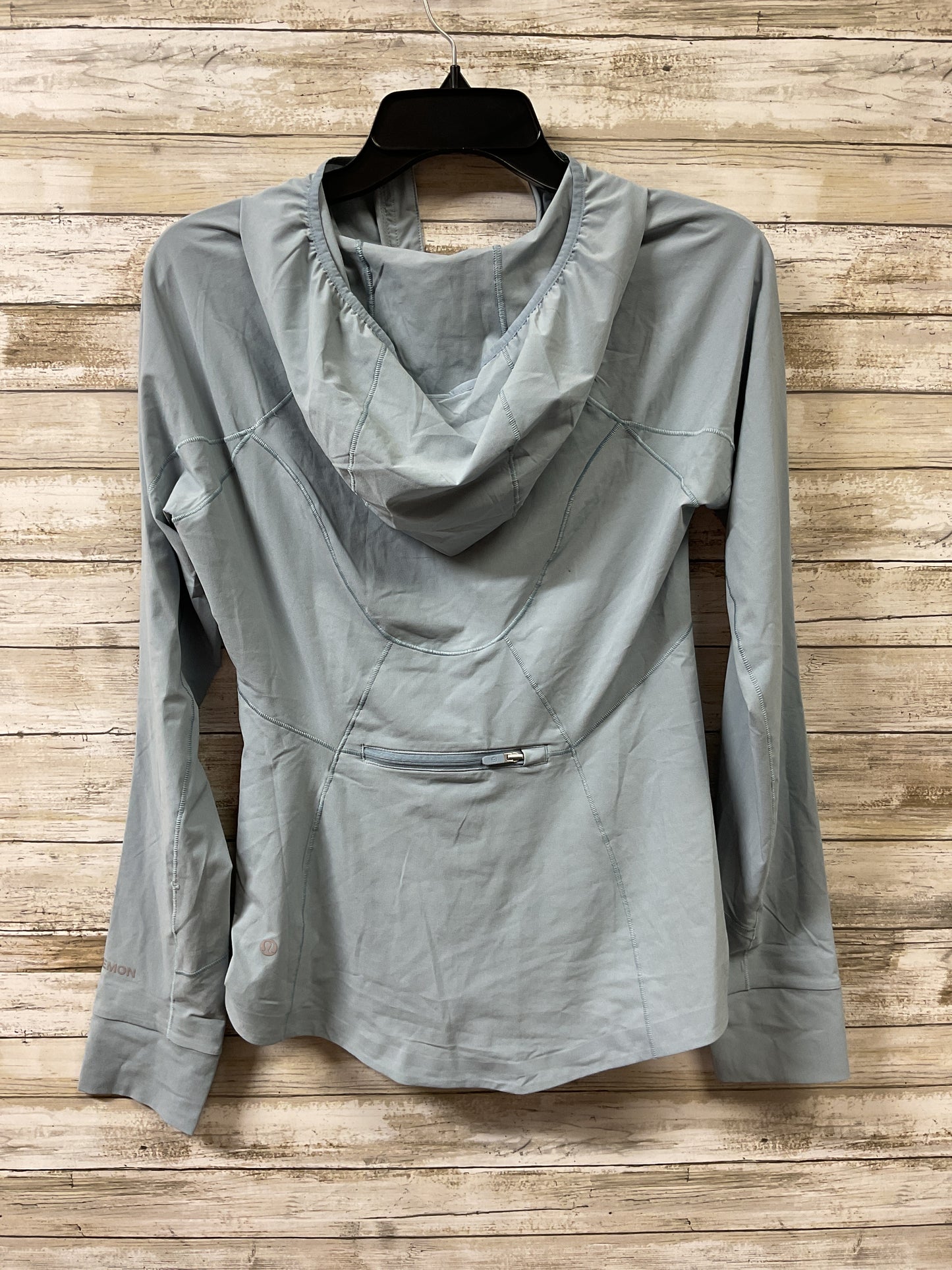 Athletic Jacket By Lululemon In Blue, Size:4