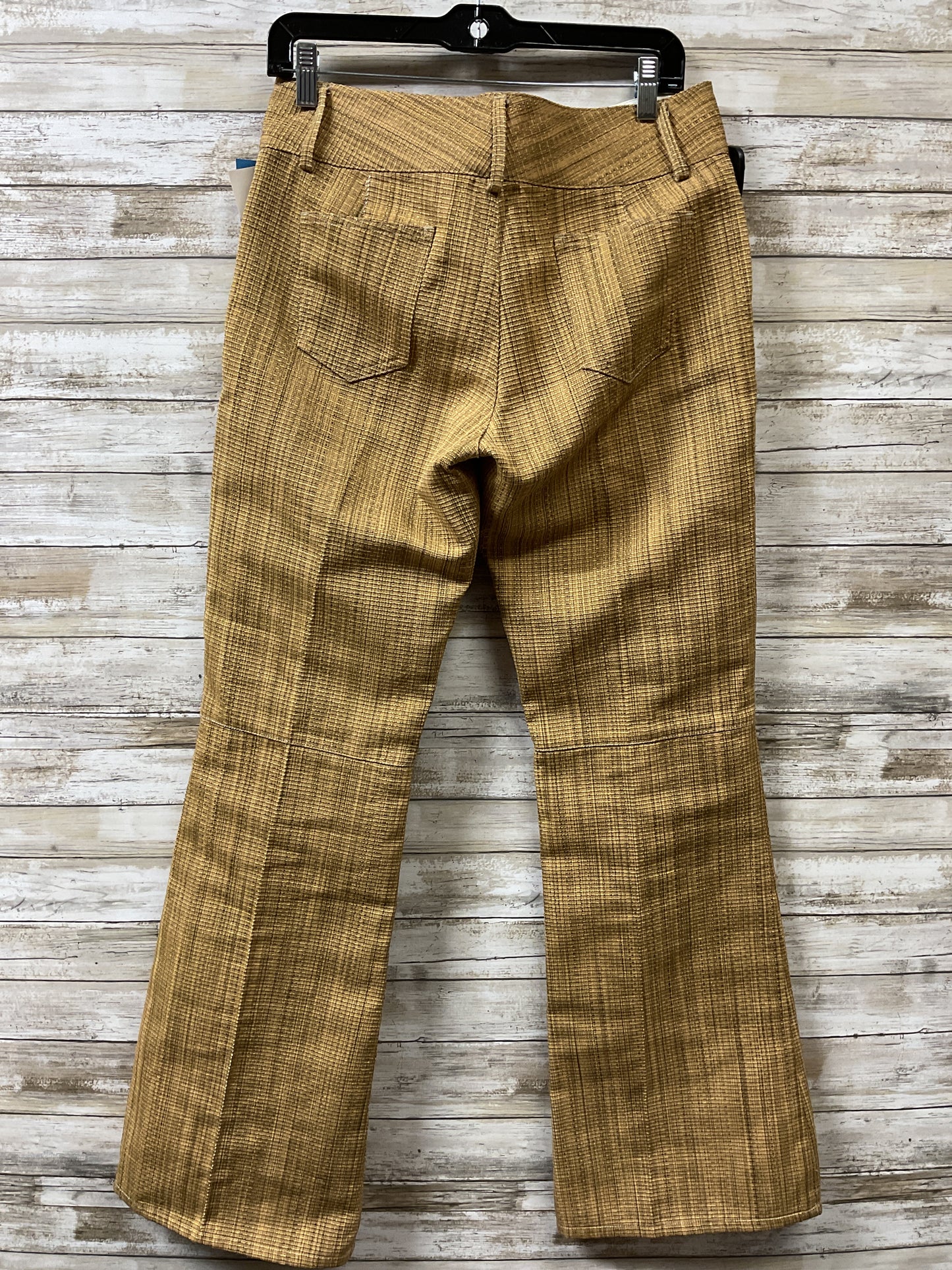 Pants Designer By Alice + Olivia In Yellow, Size:10