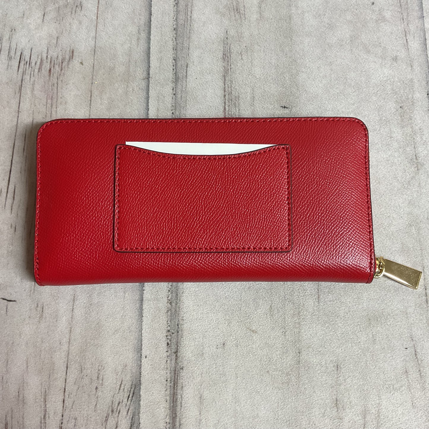 Wallet Designer By Michael Kors In Red, Size:Medium